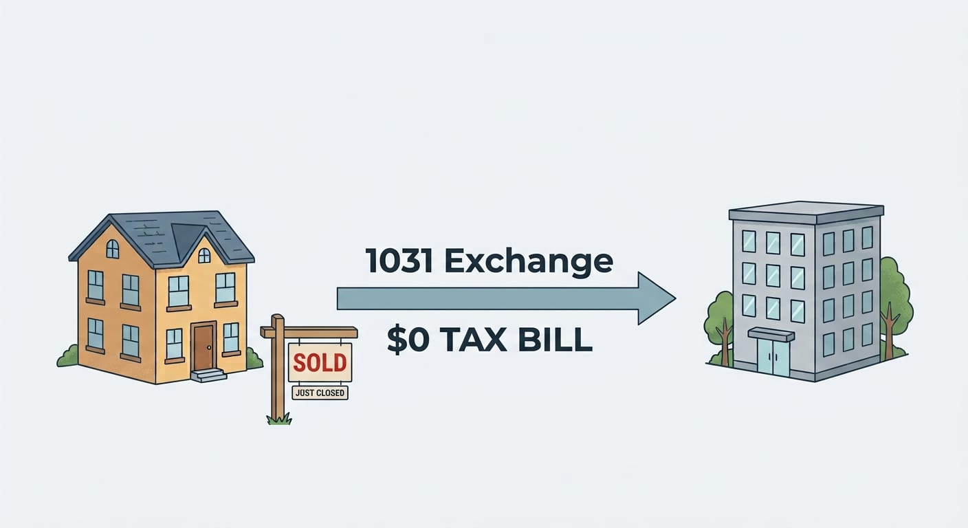 Featured image for the article "1031 Exchanges: How Deferring Taxes Today Builds Real Wealth Over Time"