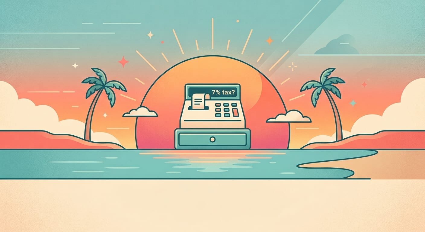 Featured image for the article "Miami vs. Miami Beach Sales Tax Rules: What Florida Businesses Actually Owe"
